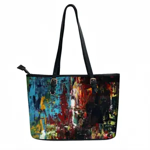 Magical Waterfall Leather Lady's Handbag