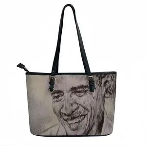 President Barack Obama Leather Lady's Handbag