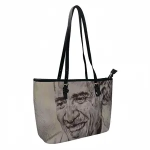 President Barack Obama Leather Lady's Handbag