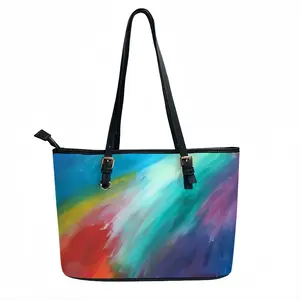 Rainbow Bridge Leather Lady's Handbag