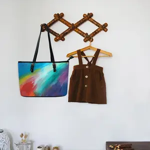 Rainbow Bridge Leather Lady's Handbag