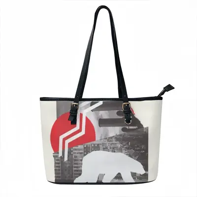 Wwf Polar Bear Leather Lady's Handbag