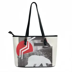 Wwf Polar Bear Leather Lady's Handbag