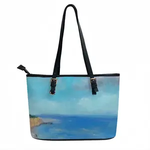 Cliffside Beach Leather Lady's Handbag