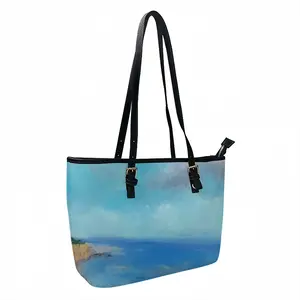 Cliffside Beach Leather Lady's Handbag