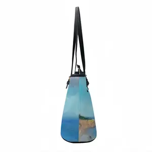 Cliffside Beach Leather Lady's Handbag