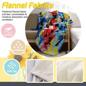 Beautiful Gestures Flannel Blanket (Multi-Size, Vertical)