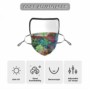 Backyard Garden Ii Eye Face Mask