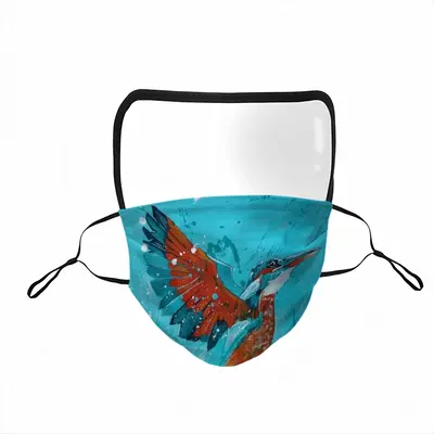 Kingfisher Eye Face Mask