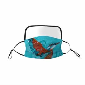 Kingfisher Eye Face Mask