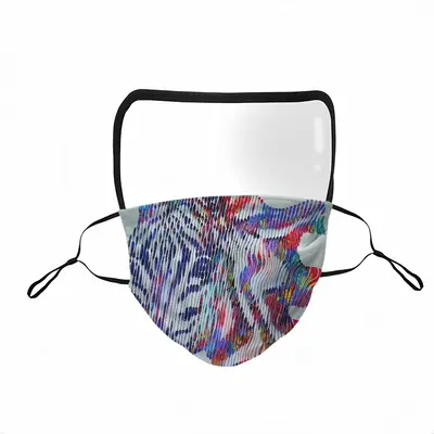 The Colorful Zebra Eye Face Mask