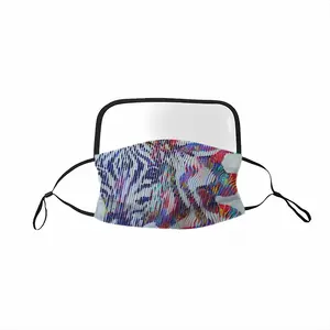 The Colorful Zebra Eye Face Mask