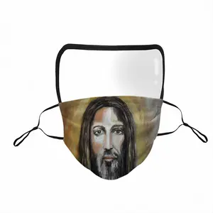 Christ Face Eye Face Mask