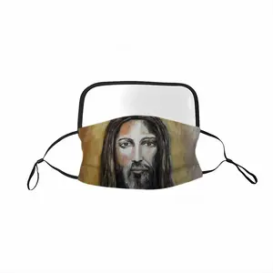 Christ Face Eye Face Mask