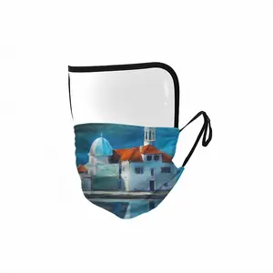 Monastery On The Island Eye Face Mask