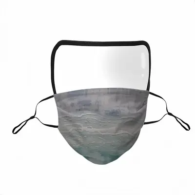 White Wildness Eye Face Mask