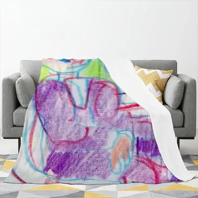 Everyday Micro-Scenes 002 Flannel Blanket (Multi-Size, Vertical)