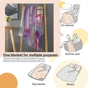 Everyday Micro-Scenes 002 Flannel Blanket (Multi-Size, Vertical)