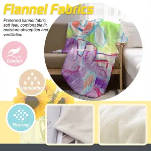 Everyday Micro-Scenes 002 Flannel Blanket (Multi-Size, Vertical)