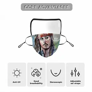 Johnny Depp Jack Sparrow Eye Face Mask