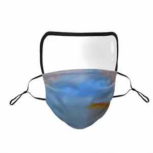 Abstraction Of The Sea Eye Face Mask