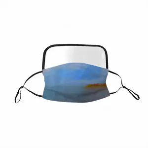 Abstraction Of The Sea Eye Face Mask