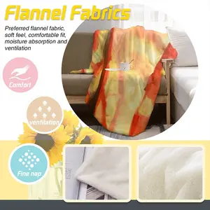 Color Game Flannel Blanket (Multi-Size, Vertical)