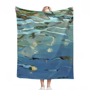 Sea Flannel Blanket (Multi-Size, Vertical)