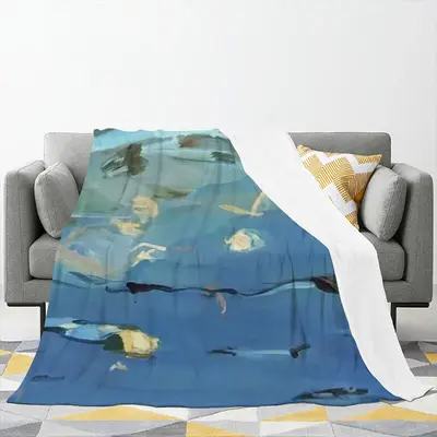 Sea Flannel Blanket (Multi-Size, Vertical)