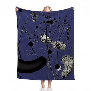 Space 1 Flannel Blanket (Multi-Size, Vertical)