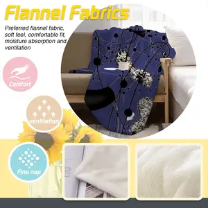 Space 1 Flannel Blanket (Multi-Size, Vertical)