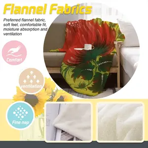 Early Spring Flannel Blanket (Multi-Size, Vertical)