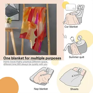 Sol Amans Sun Lover Flannel Blanket (Multi-Size, Vertical)