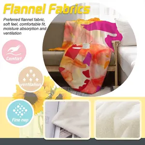 Sol Amans Sun Lover Flannel Blanket (Multi-Size, Vertical)