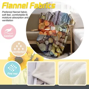 Timber Flannel Blanket (Multi-Size, Vertical)