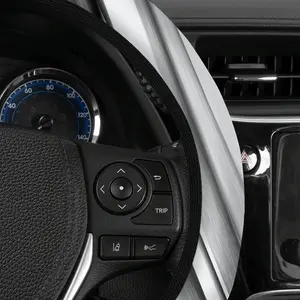 Amorphous Shapes Car Steering Wheel Cover