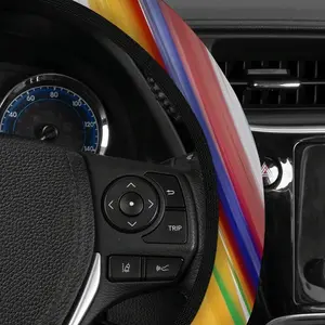 By Chance K Car Steering Wheel Cover