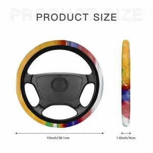 By Chance K Car Steering Wheel Cover