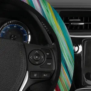 Calming Thoughts Car Steering Wheel Cover