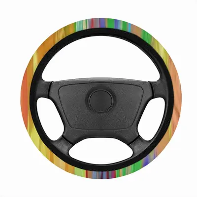 Digital Flowers Car Steering Wheel Cover