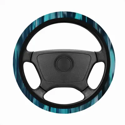 Blue Phoenix Car Steering Wheel Cover