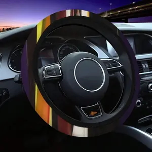 Love Is My Color Car Steering Wheel Cover