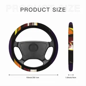 Love Is My Color Car Steering Wheel Cover