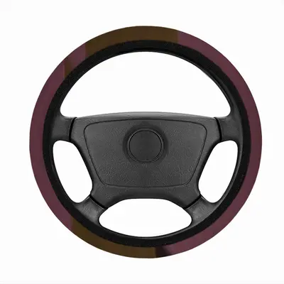 Portrait Of A Man With A Beard Car Steering Wheel Cover