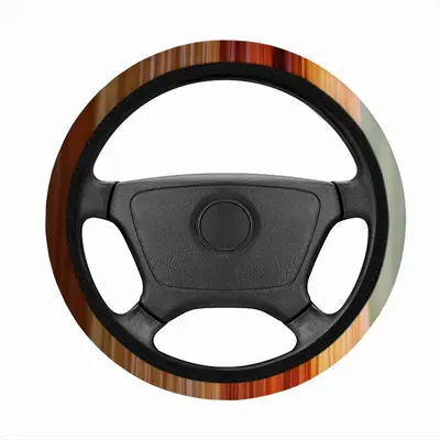 Rooster Stare Down Car Steering Wheel Cover