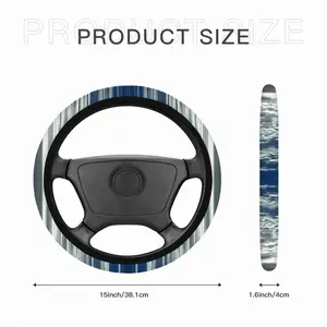 Cloudy With A Chance Of Vishnu Car Steering Wheel Cover