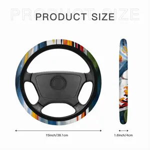 Romance In The Water Car Steering Wheel Cover