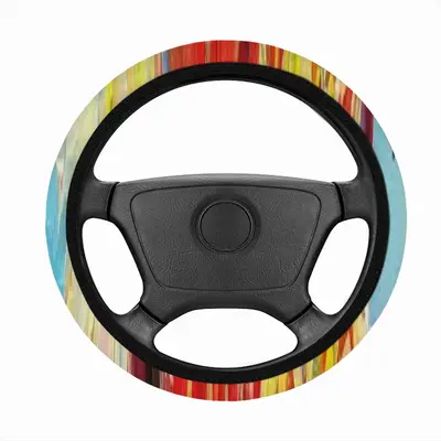 “Oriental Motif” Car Steering Wheel Cover