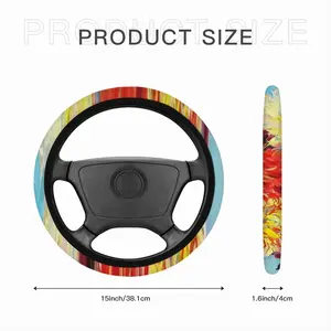 “Oriental Motif” Car Steering Wheel Cover