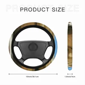 Arabica Man Car Steering Wheel Cover